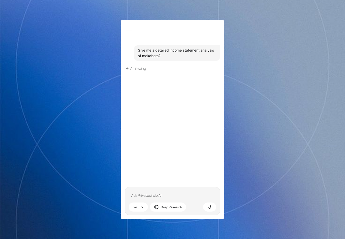 AskPC — AI Chat Interface